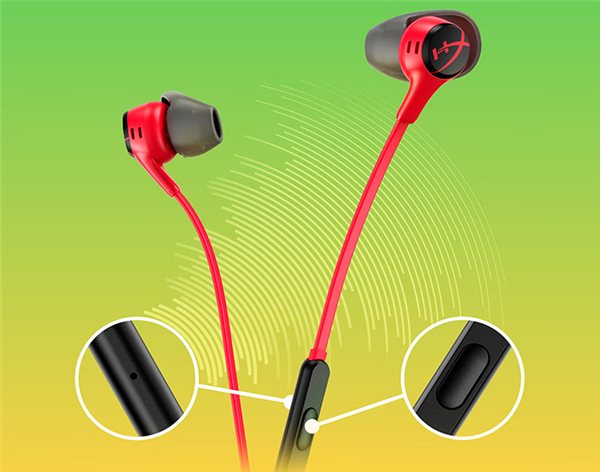 红黑双雄 HyperX Cloud Earbuds II云雀2入耳式游戏耳机(图6)