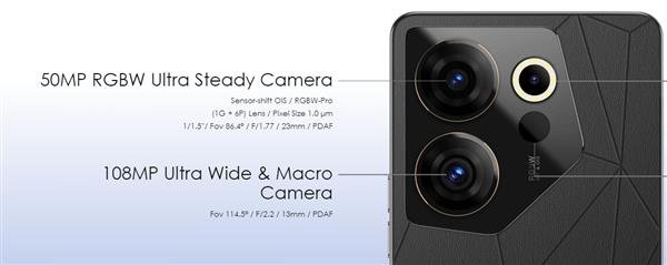 进阶配置 传音TECNO CAMON 20采用瑞声科技WLG玻塑混合镜头