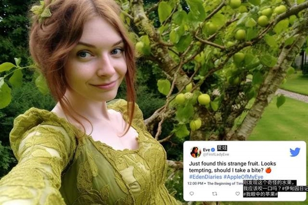 AI画图神器打造的名人自拍爆火！1万多人点赞 夏娃猫王孔子都有